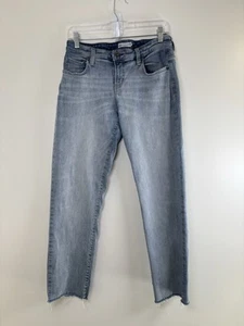 Carve Designs Damenjeans Größe 4 roher Saum gerades Bein Knöchel 29 x 27 - Bild 1 von 10