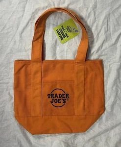 Trader Joe’s Mini Tote Halloween Limited Edition Orange - Picture 1 of 1