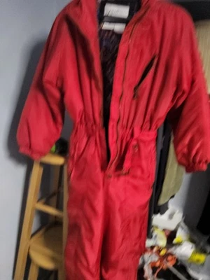 Traje de nieve rojo vintage Kaelin para mujer talla 6 de una pieza Foto 1 de 4