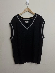Chaleco tejido con cable FILA Baseline talla L LU43E981 talla L precio de venta sugerido por el fabricante 130 USD - Imagen 1 de 7