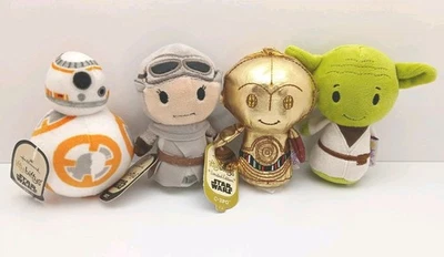Star Wars Itty Bittys Hallmark Exclusive Lot of 4 4.5" Plush Stuffed Animals - Image 1 of 4
