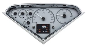 Dakota Digital 55-59 Chevy Pickup Customizable Gauge System Silver HDX-55C-PU-S - Picture 1 of 22