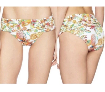 Blue Rod Beattie Mujer Bikini Parte Inferior Piña Naranja Rojo Blanco Natación Talla 14 Foto 1 de 4