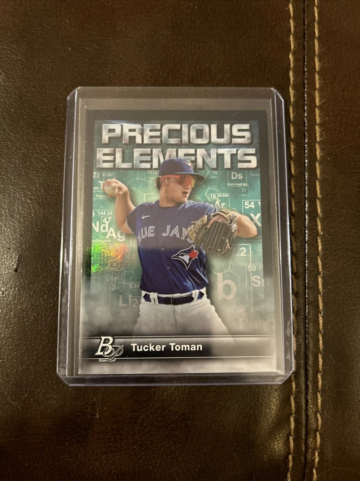 2023 Bowman Platinum Precious Elements Tucker Toman RC Toronto Blue Jays #PE-29 - Image 1 of 1