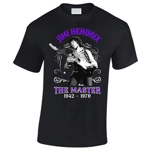 Camiseta inspirada en Jimi Hendrix Guitar Legend The Master diseño original - Imagen 1 de 1