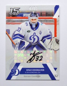 2022-23 Sereal KHL Premium Autograph #GOA-A16 Ilya Konovalov 04/10