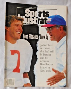 John Elway & Dan Reeves 1993 Sports Illustrated No Label Newsstand Issue - Picture 1 of 1