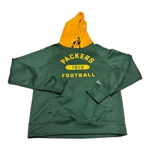New Era Green Bay Packers Hoodie Men's Size M NFL Football Throwback Sweatshirt - Picture 1 of 7