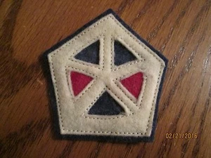 WWI US Army patch V 5th Corps,Engineers patch wool felt - Picture 1 of 1