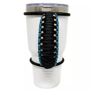 30oz Stretchable Paracord Tumbler Handle, Jacksonville Football, Fits Epoxy Cups - Picture 1 of 4