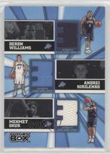 2005-06 Topps Luxury Box Courtside Relic 18/25 Williams Kirilenko Okur Rookie RC