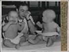 1945 Press Photo Twins Pat and Mike in Women of the Moose Baby Show