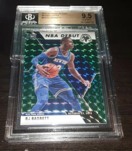 2019-20 Mosaic Green Prizm novato RJ Barrett BGS 9,5 gema como nuevo debut en la NBA radiocontrol - Imagen 1 de 2