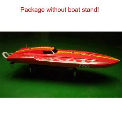 DTRC Fiberglass Remote Control Racing Boat X79 High Speed RC Ship Waterproof ESC - Image 1 of 4