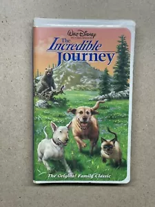 Walt Disney Presents The Incredible Journey VHS Video VCR Tape Movie Tested Clam - Picture 1 of 2
