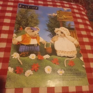 π Hayfield No 3269 DK Toys Jack Jill Clothes Knitting pattern 4p 8 ply Original - Picture 1 of 3