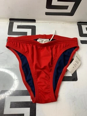 NUEVO Traje de baño Speedo Bottom Guard Flyback rojo de dos piezas talla 4 2 piezas salvavidas Foto 1 de 4
