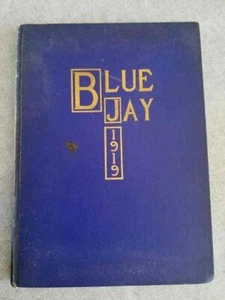 1919 Missouri Westminster College Yearbook Fulton Blue Jay Rare! - Imagen 1 de 4
