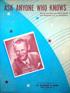 Noten::ASK ANYWER WHO KNOWS::Sammy Kaye ©1947 - Bild 1 von 3