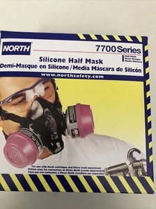 North by Honeywell 7700 Series, 770030S, kleine Halbmaske Silikon Atemschutzmaske - Bild 1 von 2