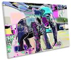 Abstract Elephant Print SINGLE CANVAS WALL ART Picture