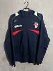 England Rugby League 1895 Training Rugby Hooded Jacket ISC Polyester Mens Size L
