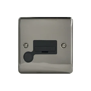 Caradok 13A Unswitched Spur + FO Black Nickel - Picture 1 of 1