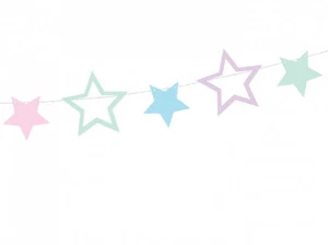 UNICORN Banner Geburtstagsgirlande Sternchen Einhorn Party Mädchen  DIY Deko  - Bild 1 von 4
