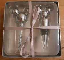 Disneyland Paris 20th Anniversary Mickeys Head 3D Corkscrew and Stopper Set