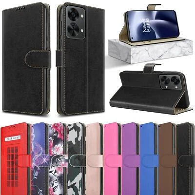 For OnePlus Nord 2T 5G Wallet Case, Slim Magnetic Flip Stand Leather Phone Cover - Image 1 of 4