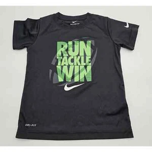 Nike Boy's Size 6 "Run, Tackle, Win" T-shirt - Picture 1 of 3