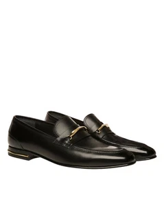 Mocasines Bally Genos 6304150 de cuero de becerro negro para hombre precio de venta sugerido por el fabricante 1180 USD - Imagen 1 de 17