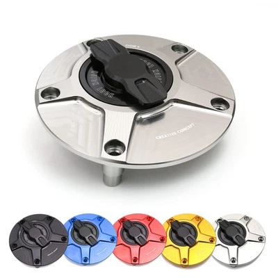 Tapas de combustible de titanio CNC NIMBLE para motocicleta YZF R6 18 19 Foto 1 de 4