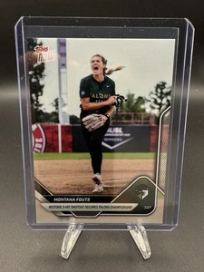 Montana Fouts 5 Hit Shutout Championship 2025 AUSL Topps NOW Card 31 Talons - Bild 1 von 2