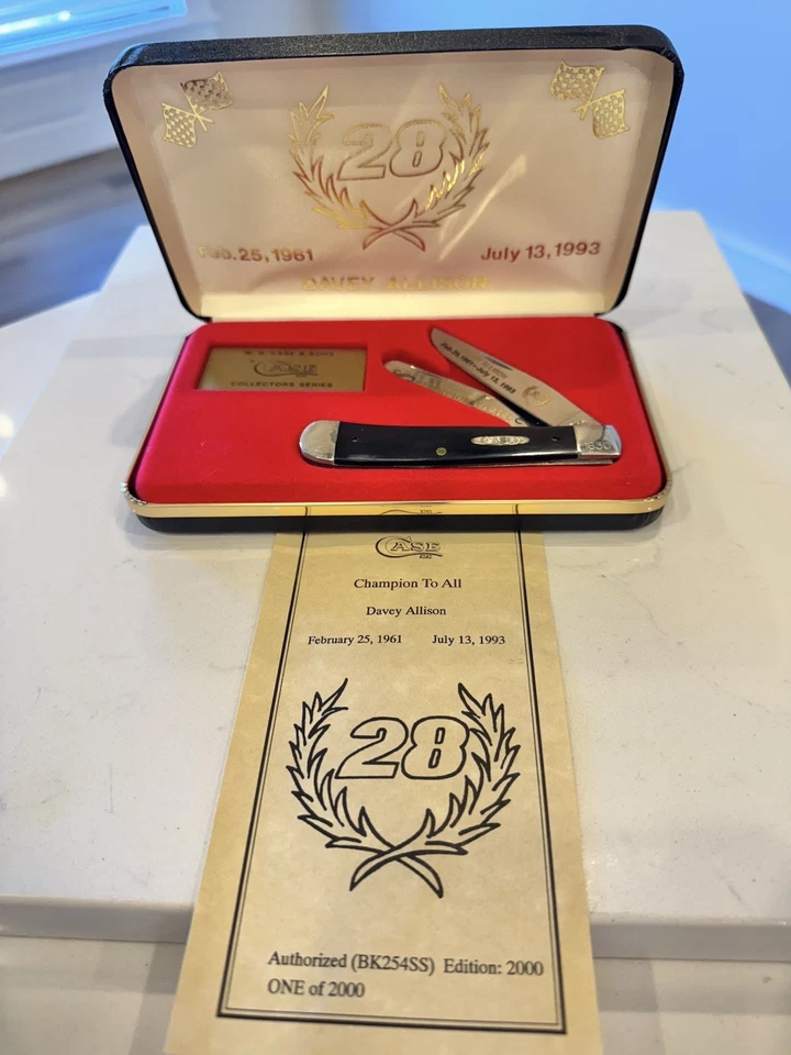 Raro Vintage CASE XX “1992 Cargador Duro Davey Allison” XXXX/2000 Nuevo Foto 1 de 4
