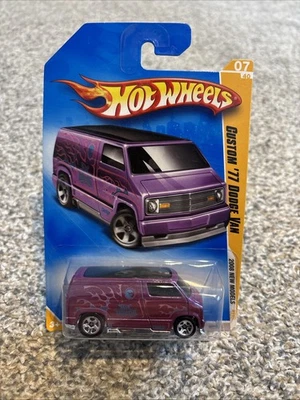Dodge Van Plum Variant 2008 Hot Wheels nuevos modelos 7/40 Custom 77 rueda OH5 Foto 1 de 4
