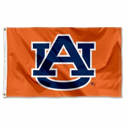 Bandera exterior grande naranja castaño rojizo Foto 1 de 4