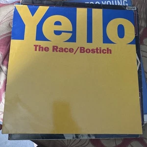 Yello The Race / Bostich (Kevin Saunderson Mixes) 12" Vinyl Sabres Of Paradise - Picture 1 of 8