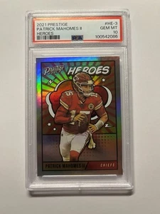2021 Prestige Heroes #HE-3 Patrick Mahomes II PSA 10 Gem MT B4 - Picture 1 of 2