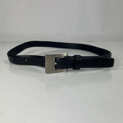 Cinturón Ann Taylor Slim Negro Italia Cuero - Para Mujer Talla 26 Foto 1 de 4