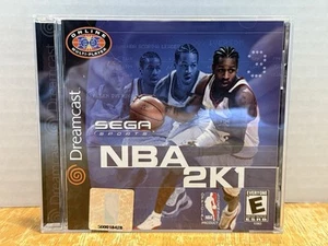 NBA Basketball 2001 2K1 for Sega Dreamcast Complete CIB NEW OPEN BOX Reg Card - Picture 1 of 14