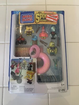 Mega Bloks Spongebob Movie Sponge Out Of Water Post Apocalyptic Figure Pack New - Image 1 of 2