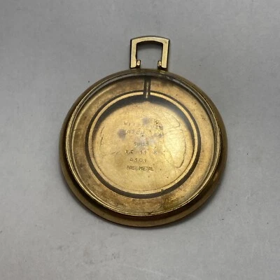Wittnauer Watch Co. 怀表表壳金色 4101,XC 11 K 底座金属 — 第 1/4 张图片