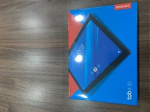 LENOVO TAB4 10" BLACK SLATE BRAND NEW SEALED BOX - Picture 1 of 3