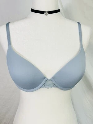 NWT Junior's SO Soft Lift Convertible T-Shirt Bra ZG61B200Z Size 34C Blue Fog - Image 1 of 4