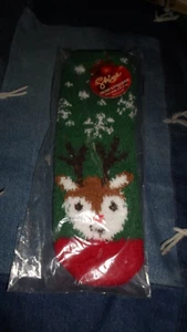 Urlaub Hüttenschuhe-Damen-Gr.5-10-Rentier-China-bunt-werkseitig versiegelt - Bild 1 von 4