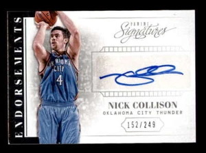 NICK COLLISON 2013/14 PANINI SIGNATURES ENDORSEMENTS AUTO #152/249 BF6180 - Picture 1 of 1