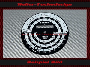 Tachoscheibe für Traktormeter Eicher 3048 3056 3066 3072 3080 3088 - Bild 1 von 1