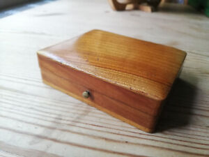 Taschenuhren Box  Etui  Schatulle  Schachtel Holz für Uhr bis 3,5 cm
