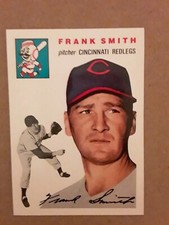1954 Topps Frank Smith card #71. REPRINT. 1994 Topps Archives.Cincinnati Redlegs